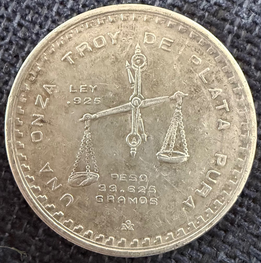 ONZA TROY MEXICO 1979 monnaies lingots bullion lingot d argent onza troy mexico 1979