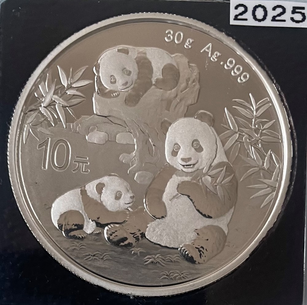 PANDA 2025 monnaies monde chine panda 2025