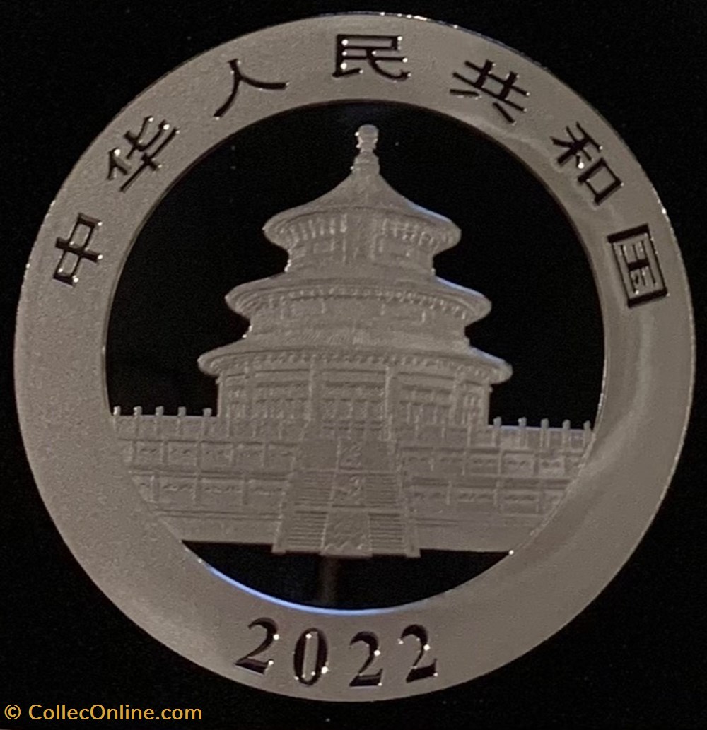 PANDA 2022 monnaies monde chine panda 2022