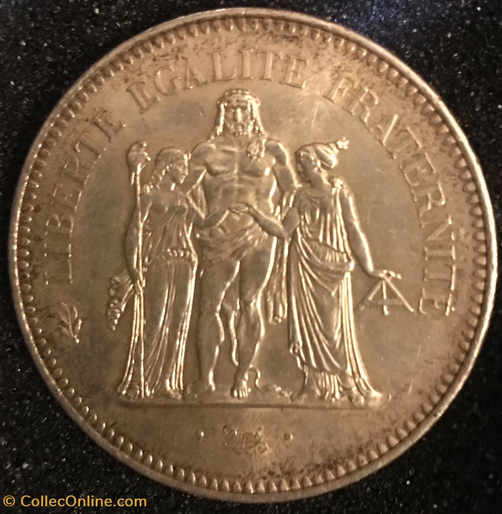 50 Frs Hercule 1974 monnaies france a modernes 50 frs hercule 1974