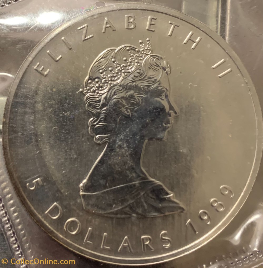 CANADA MAPLE LEAF 1989 monnaies monde canada maple leaf 1989