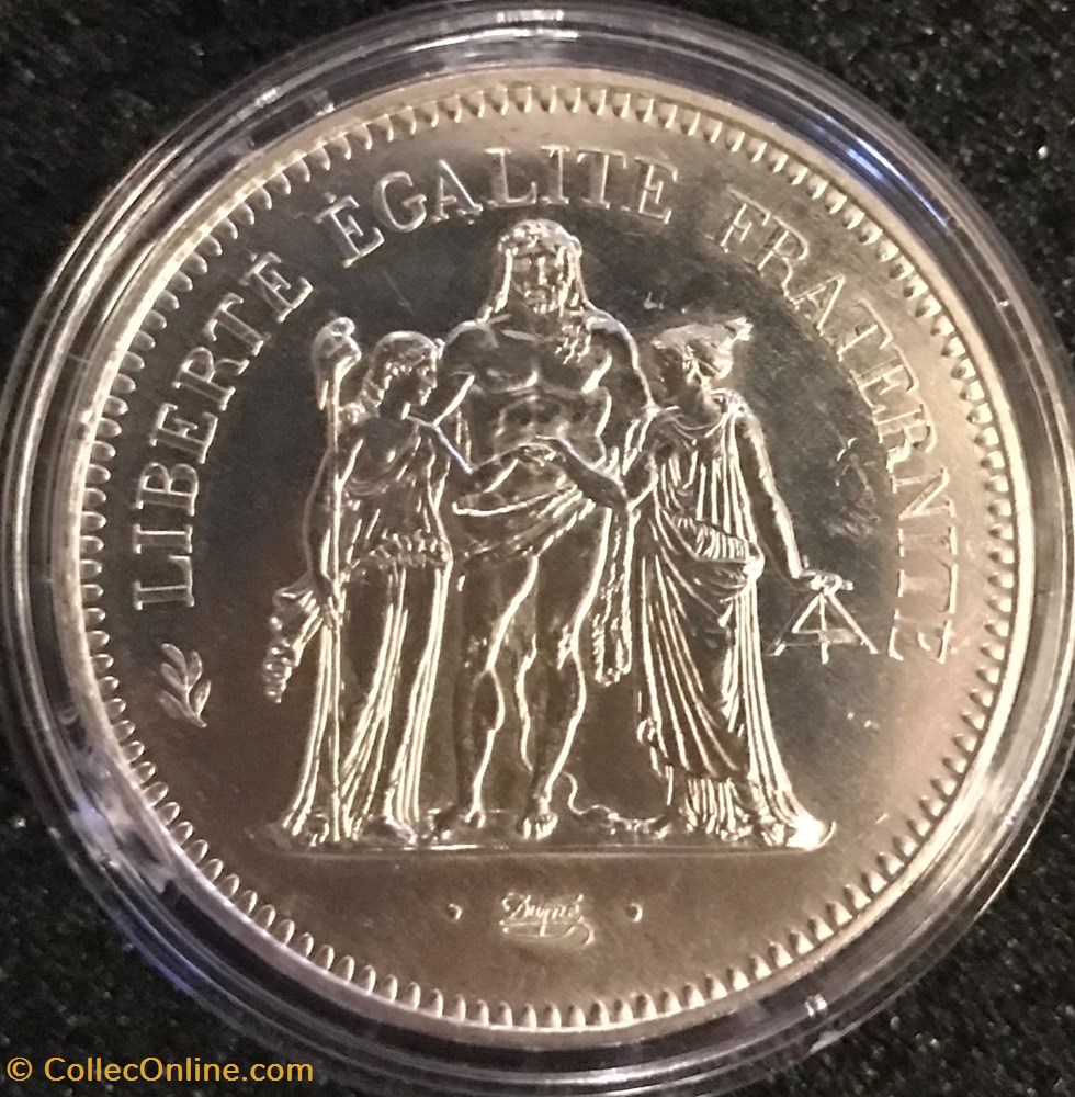 50 Frs Hercule 1974 monnaies france a modernes 50 frs hercule 1974