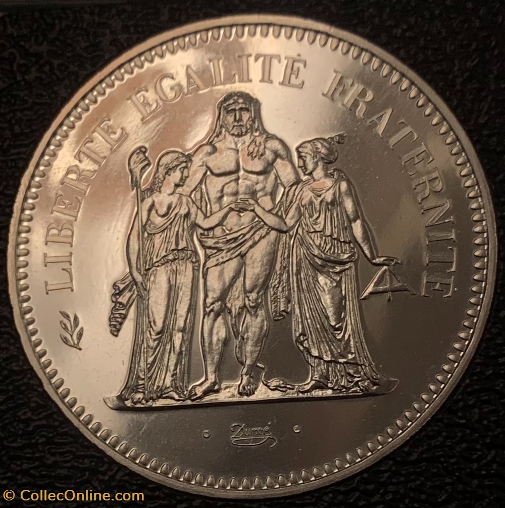 monnaies monde france 50 frs hercule 1980