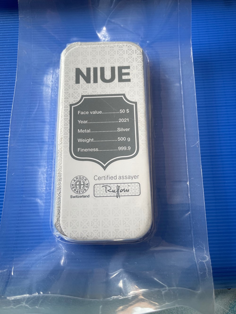 LINGOT 500g 2021 monnaies lingots bullion d argent lingot 500g 2021