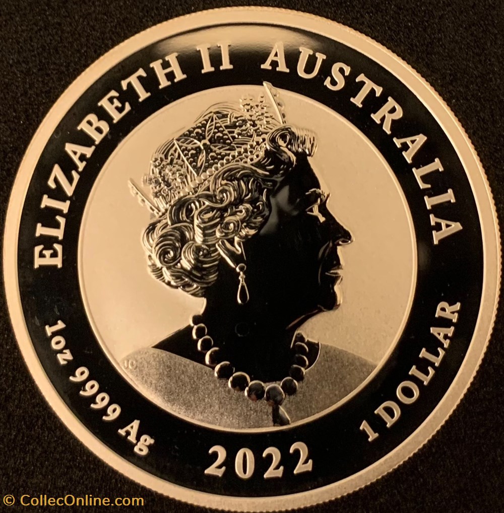 Dragon 2022 - Coins - World - Australia - Edge Reeded - Grade VF