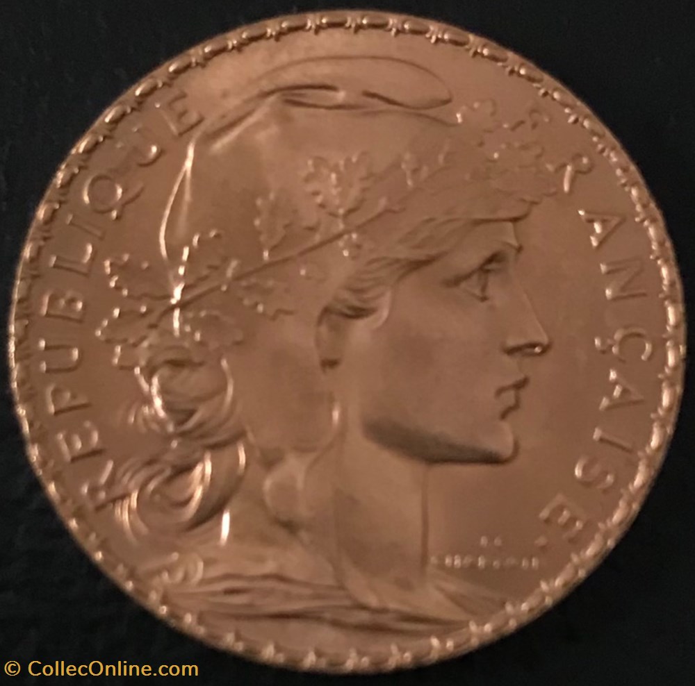 20 Frs OR Coq Marianne 1913 monnaies monde france 20 frs or coq marianne 1913