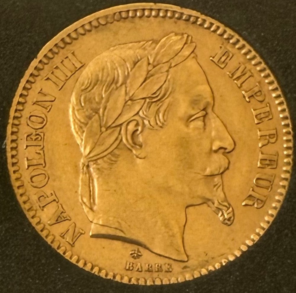 20 Frs OR NAPOLEON III 1865 A (tête laurée) monnaies monde france 20 frs or napoleon iii 1865 a tete lauree