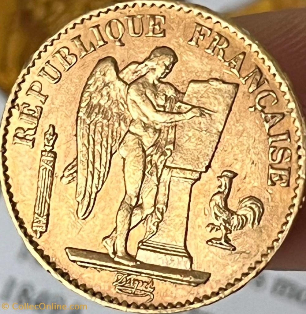 20 Frs OR GENIE DEBOUT 1893A monnaies monde france 20 frs or genie debout 1893a