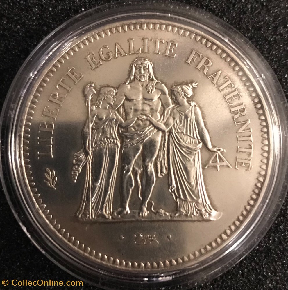 50 Frs Hercule 1975 monnaies france a modernes 50 frs hercule 1975
