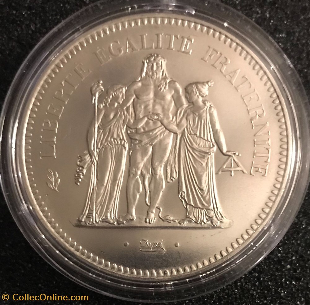 50 Frs Hercule 1975 monnaies france a modernes 50 frs hercule 1975