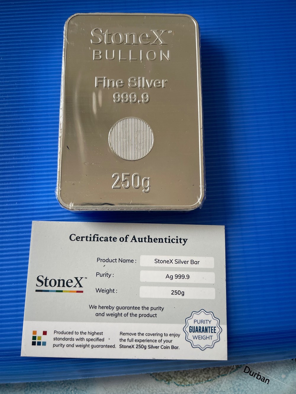 monnaies lingots bullion d argent lingot 250g 2022
