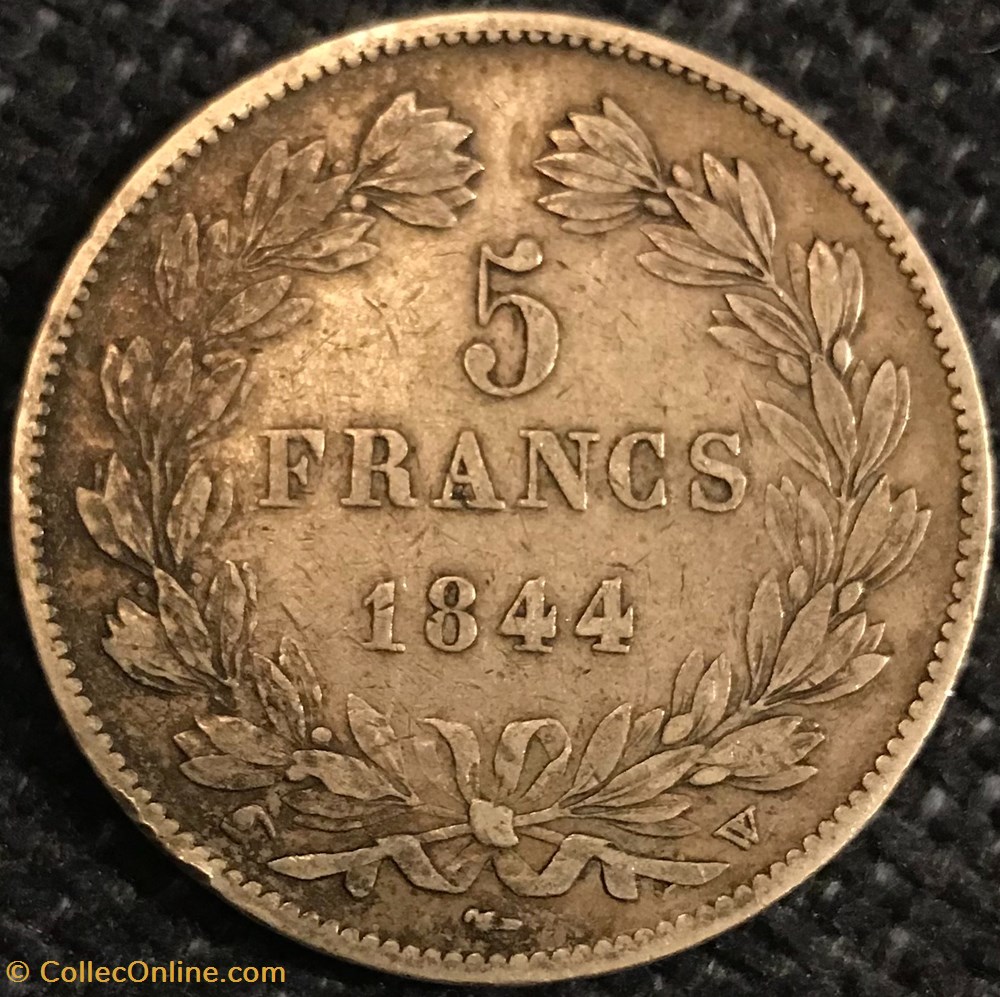monnaies france a modernes louis philippe ier 1844w