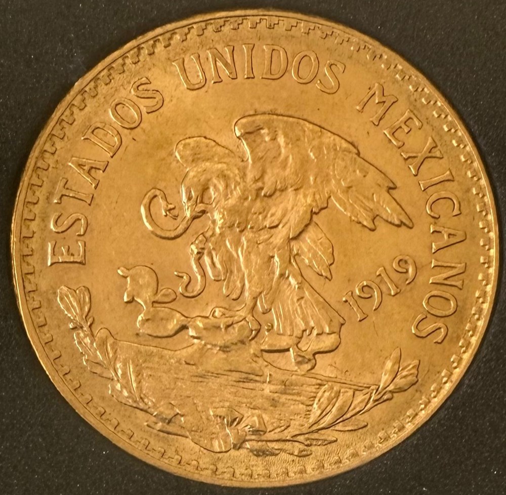 20 PESOS OR Calendrier Aztèque monnaies monde mexique 20 pesos or calendrier azteque