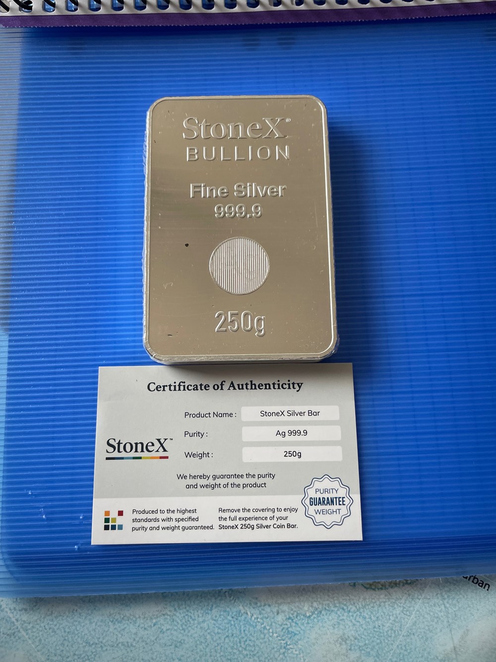 LINGOT 250g 2022 monnaies lingots bullion d argent lingot 250g 2022