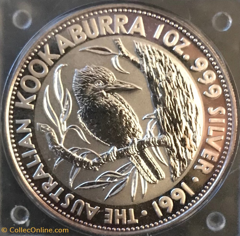 KOOKABURRA 1991 monnaies monde australie kookaburra 1991