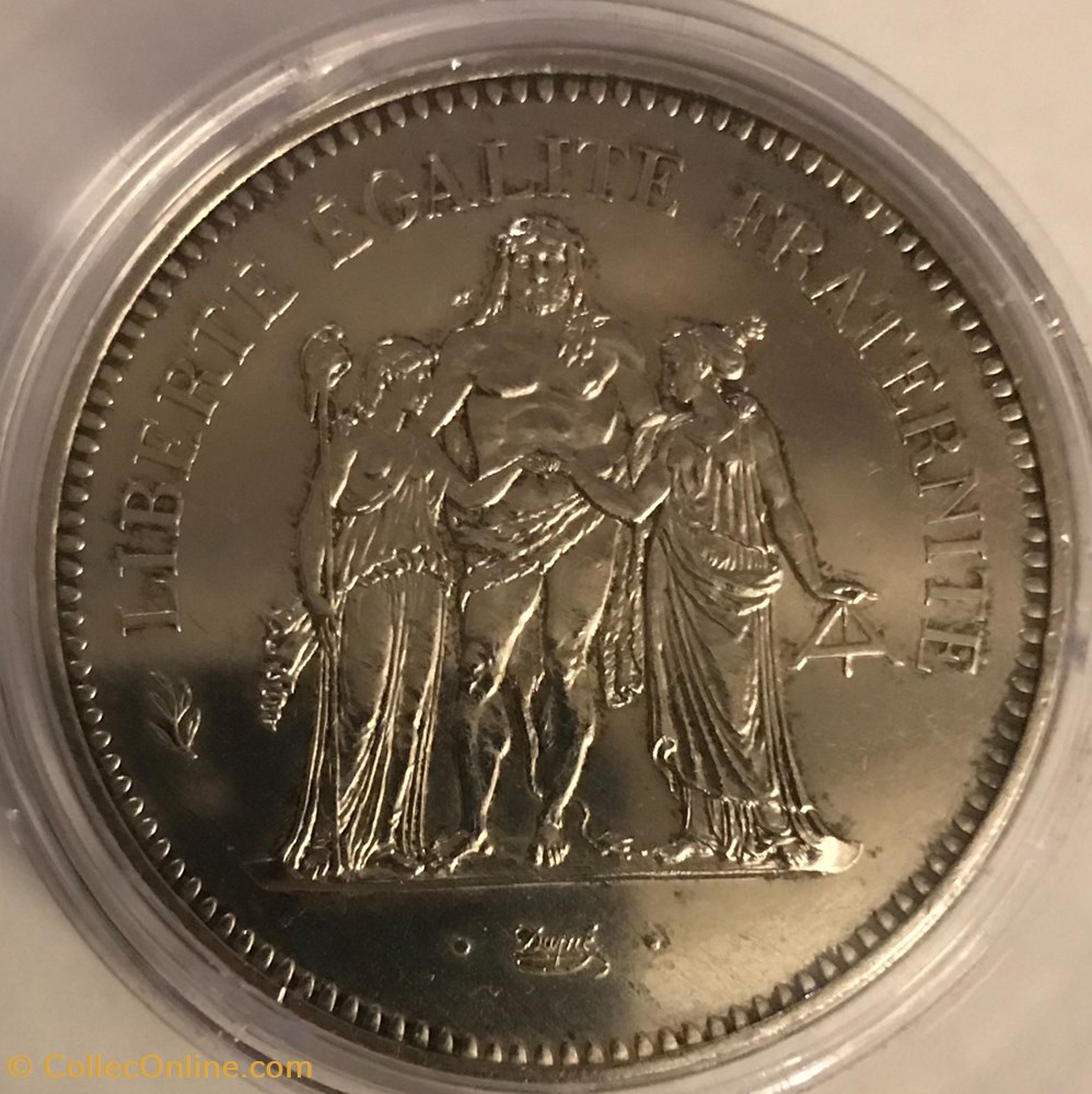 50 Frs Hercule 1974 monnaies france a modernes 50 frs hercule 1974