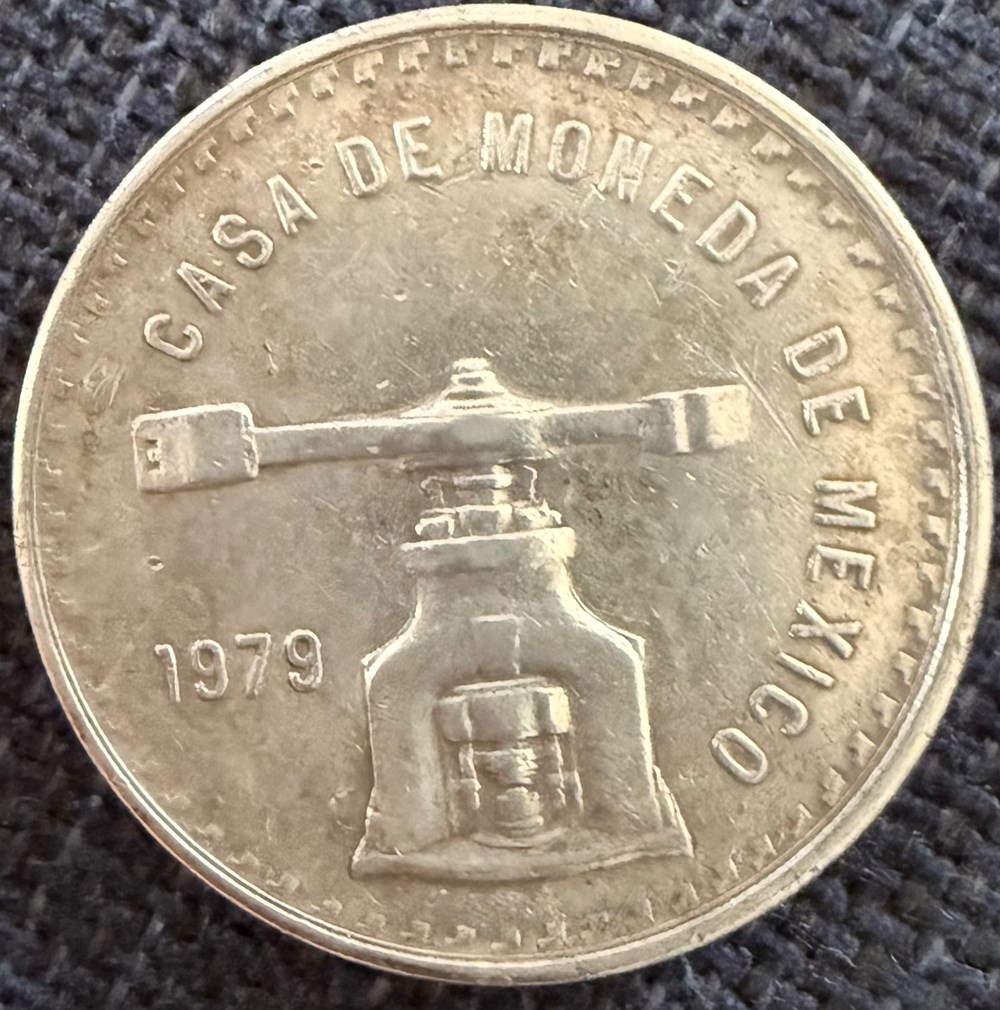 ONZA TROY MEXICO 1979 monnaies lingots bullion lingot d argent onza troy mexico 1979