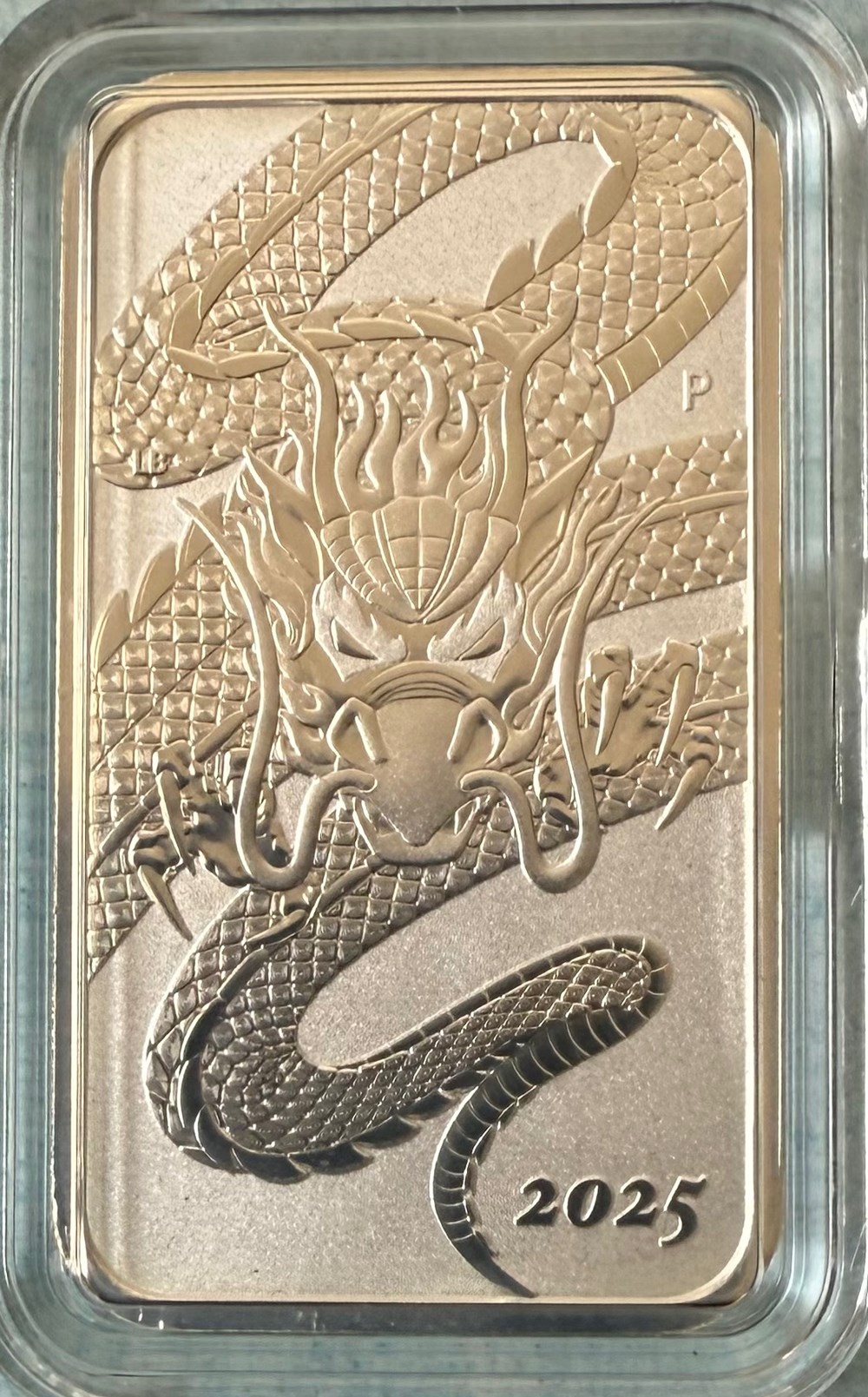 monnaies lingots bullion lingot argent dragon 2025