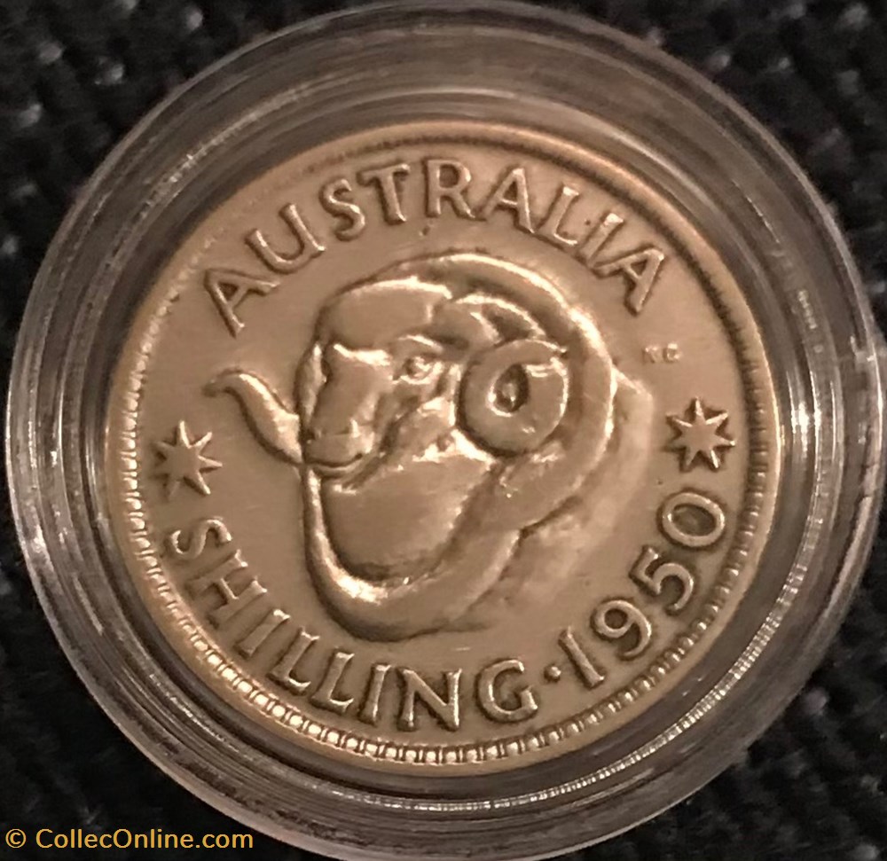 1 Shilling Georges VI 1950 Australia monnaies monde royaume uni 1 shilling georges vi 1950 australia