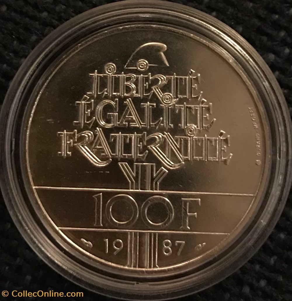 100 Frs 1987 La Fayette monnaies france modernes 100 frs 1987 la fayette