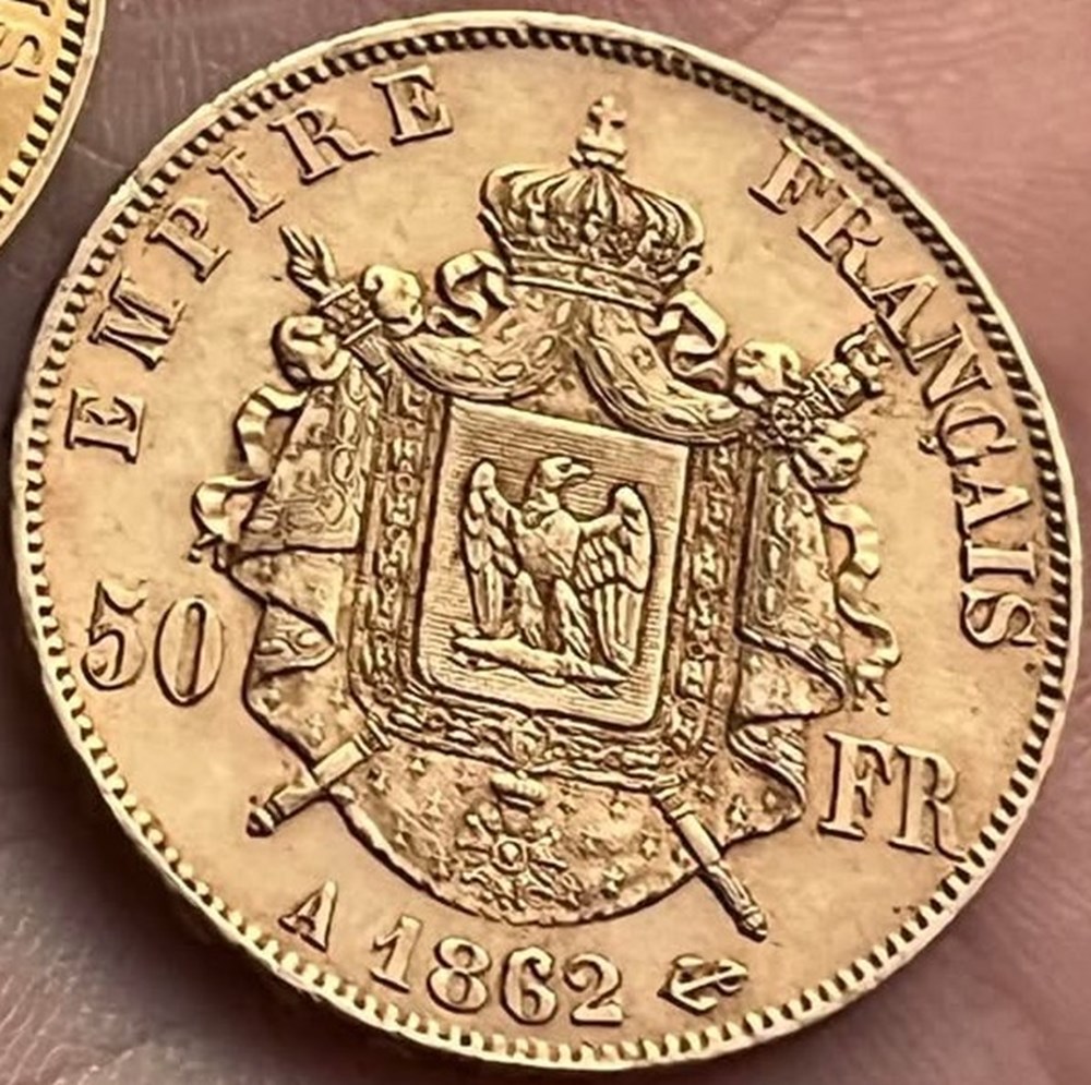 50 Frs OR 1862A monnaies monde france 50 frs or 1862a