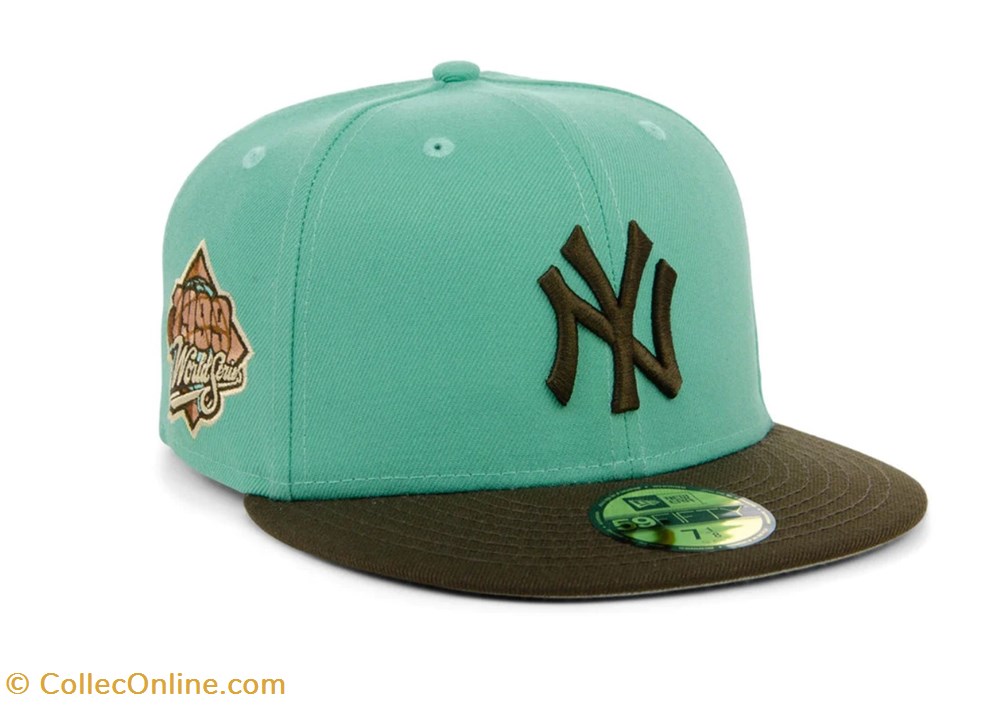 New Era - Mint Chocolate New York Yankees - 59fifty fitted clothes and accessories hats new era mint chocolate new york yankees 59fifty fitted