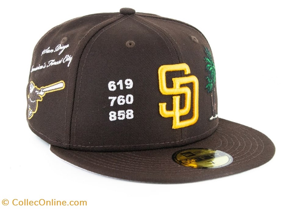 clothes and accessories hats new era san diego padres local market pack side patch 59fifty fitted hat cap