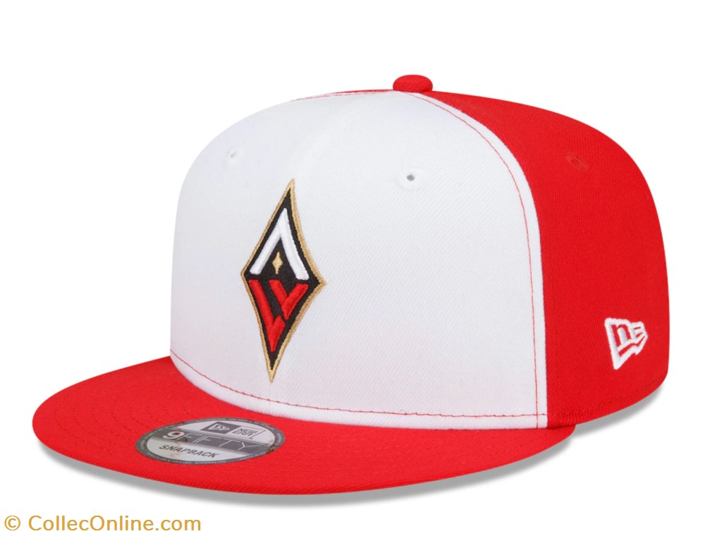 clothes and accessories hats new era las vegas aces 2022 wnba draft 9fifty snapback hat white red