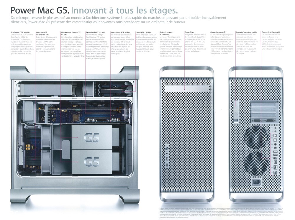 informatique apple power macintosh g5 2 0 dp pci x
