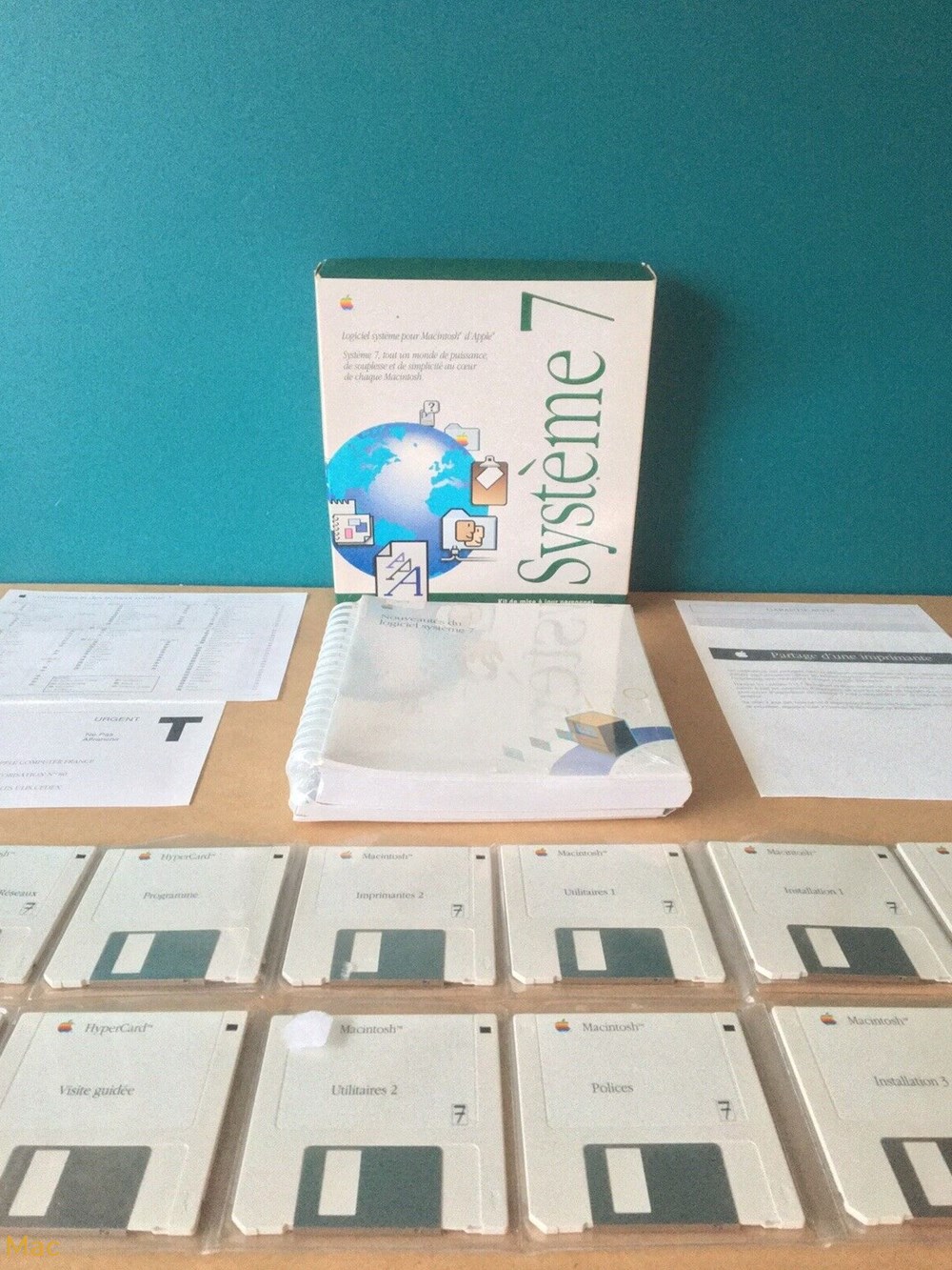 informatique supports mac os 7 boite