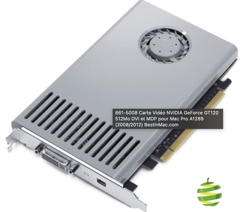 GeForce GT120 512Mo DVI et MDP (1) - ok informatique composants cartes graphiques geforce gt120 512mo dvi et mdp 1 ok