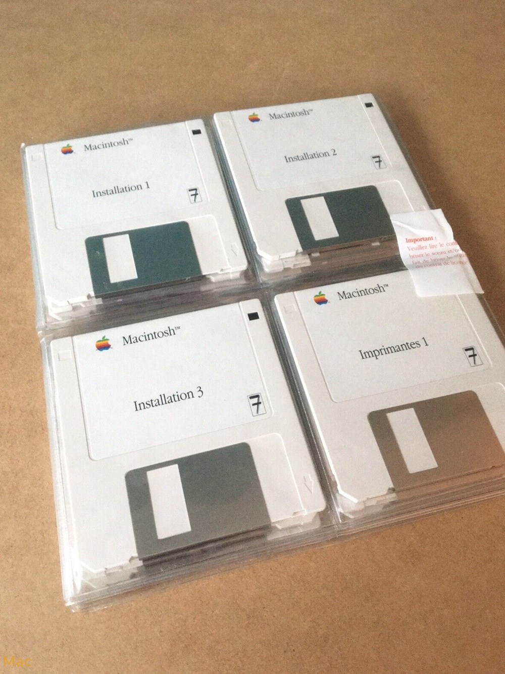 informatique supports mac os 7 boite