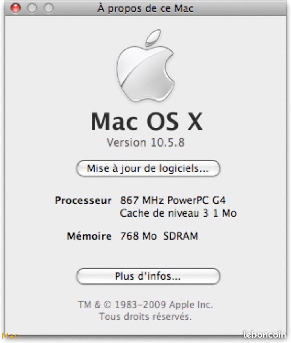 PowerBook G4 Titanium 867 MHz - ok 3 informatique ordinateurs ordinateur portable powerbook g4 titanium 867 mhz ok