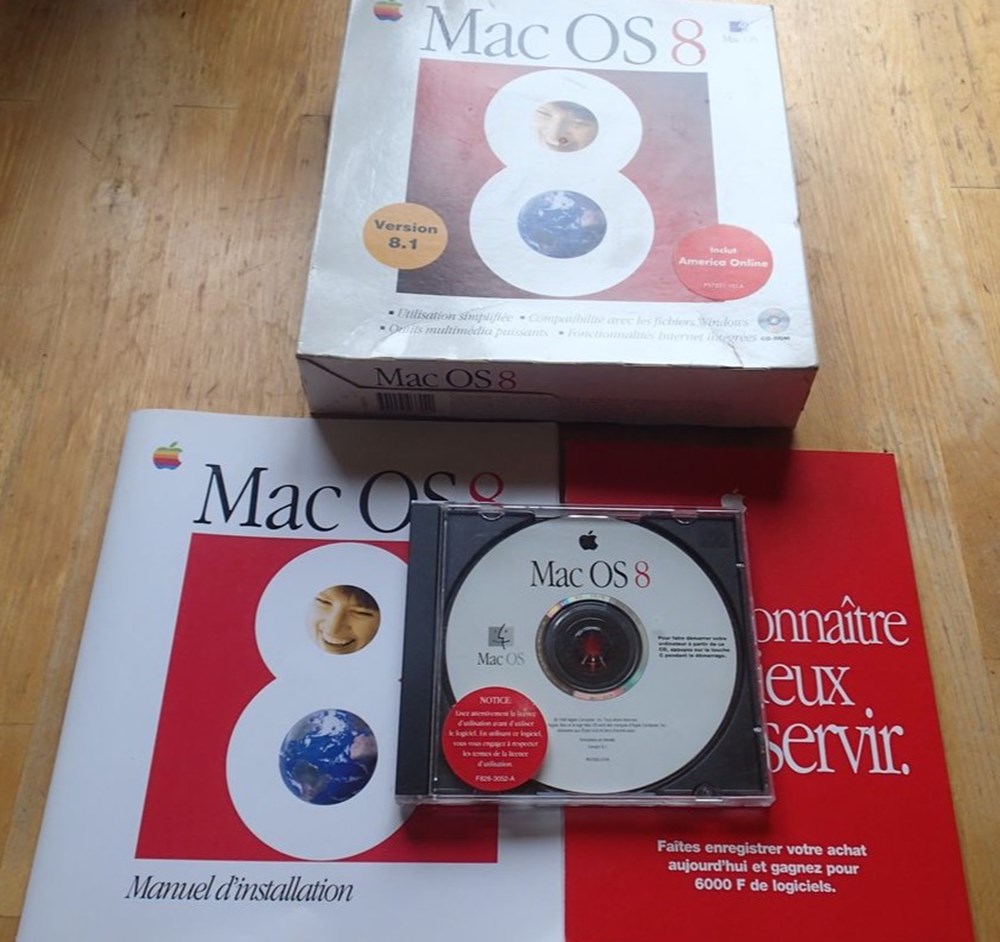 informatique supports mac os 8 1 boite