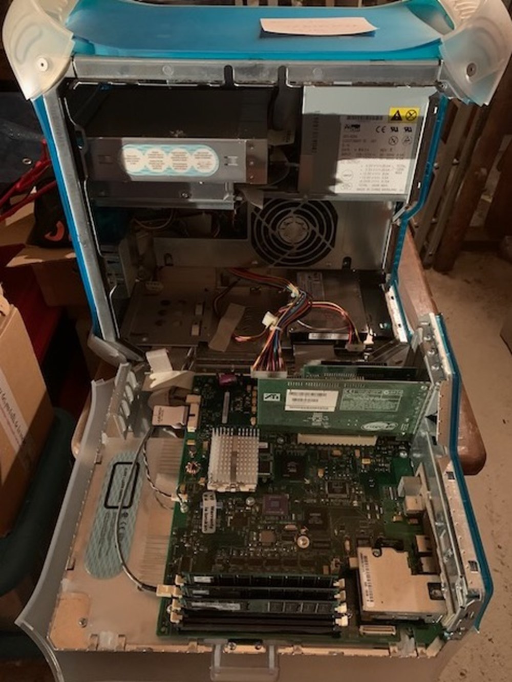 informatique power macintosh g3 350 blue white