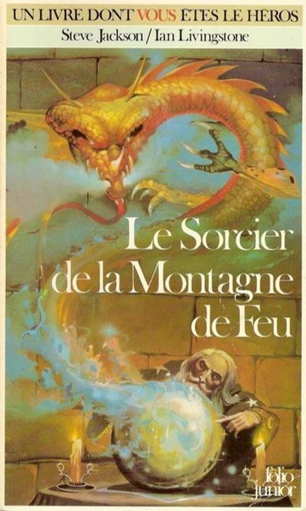 jeux societe jouets livre dont vous etes heros le sorcier de la montagne de feu