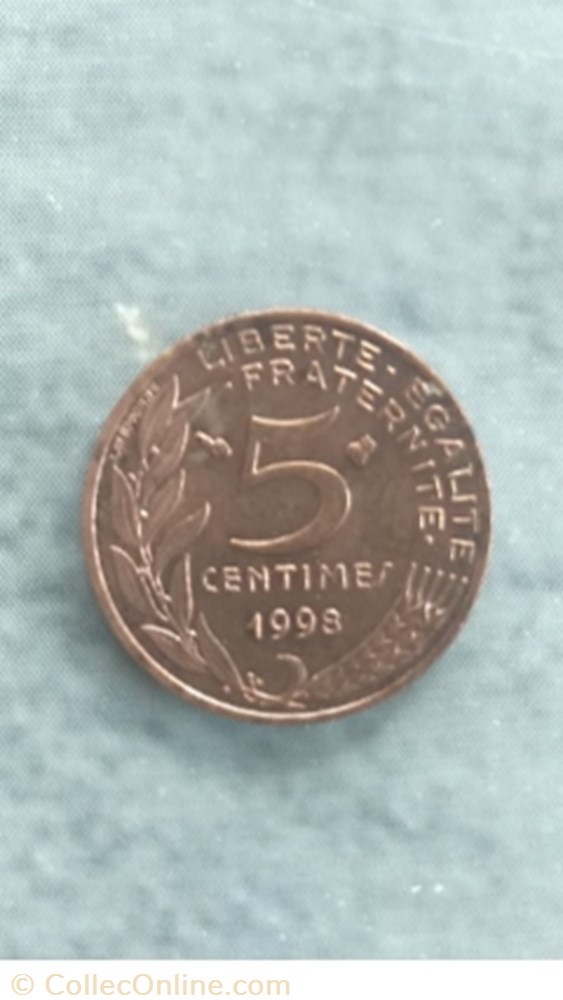 monnaie 0 5 franc 1998