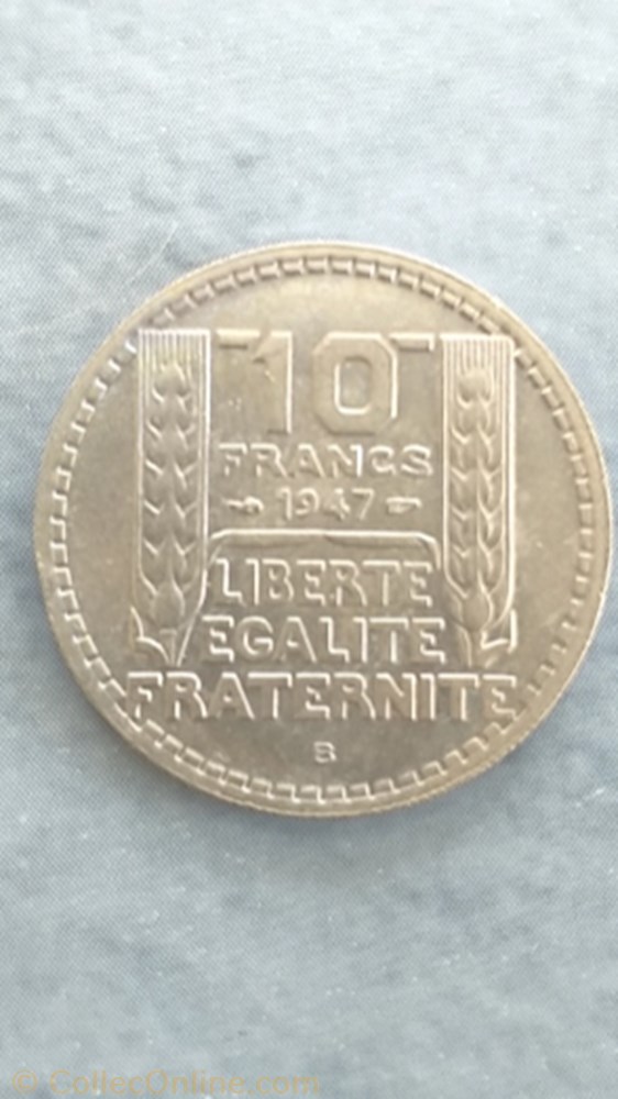 monnaie 10 francs 1947