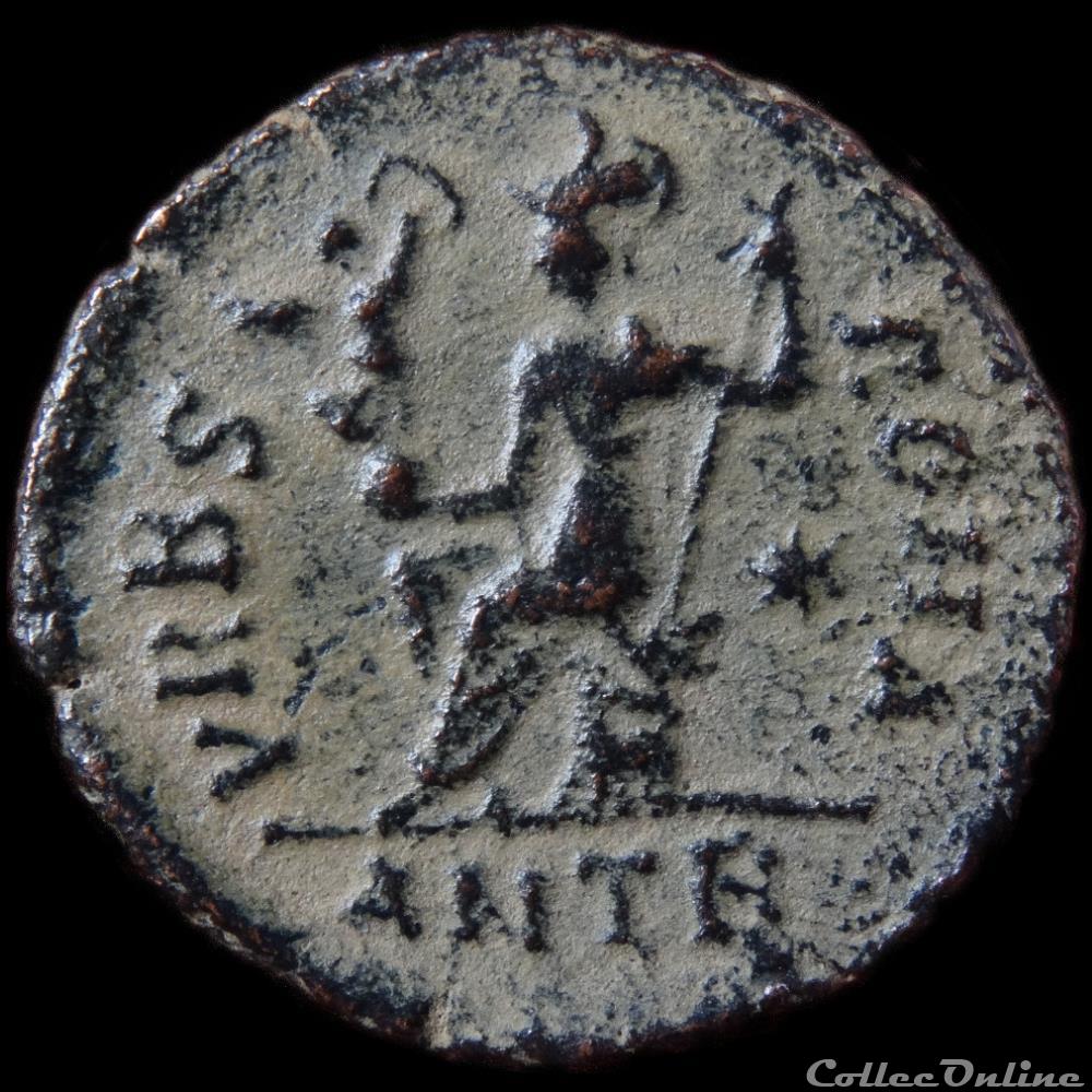 monnaie antique romaine ae3 valentinien ii antioche ric 51