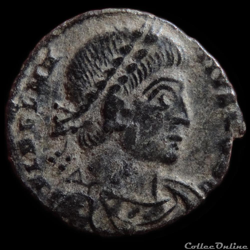 Ae3/4 Delmace - Arles RIC. 399 5 monnaie antique romaine ae3 4 delmace arles ric 399