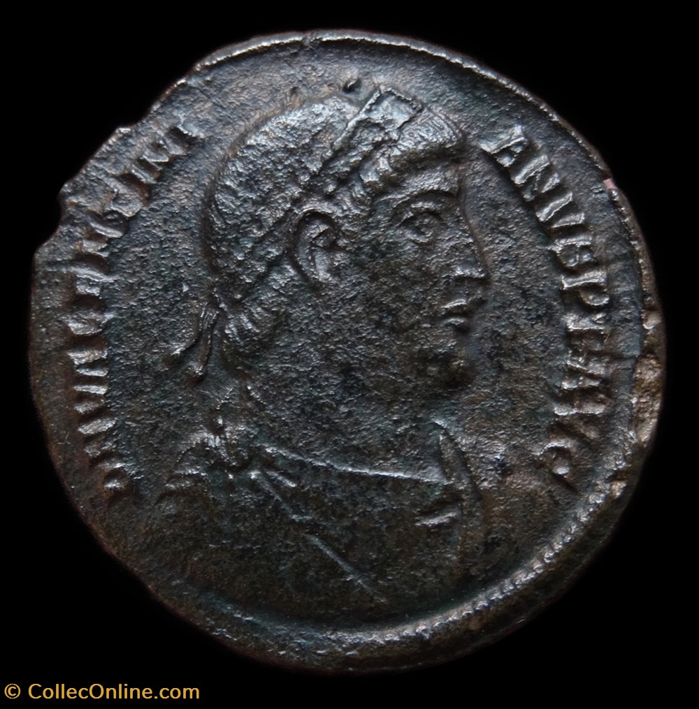 monnaies antiques romaines republicaines imperiales ae1 valentinien constantinople ric 15