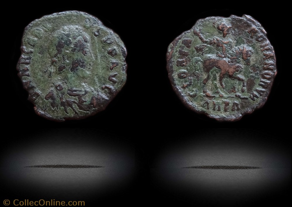 Ae4 Arcadius - Antioche RIC. 69 3 monnaie antique av jc ap romaine ae4 arcadius antioche ric 69