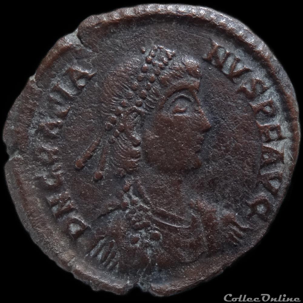 Ae2 Gratien - Siscia RIC. 26 3 monnaie antique romaine ae2 gratien siscia ric 26