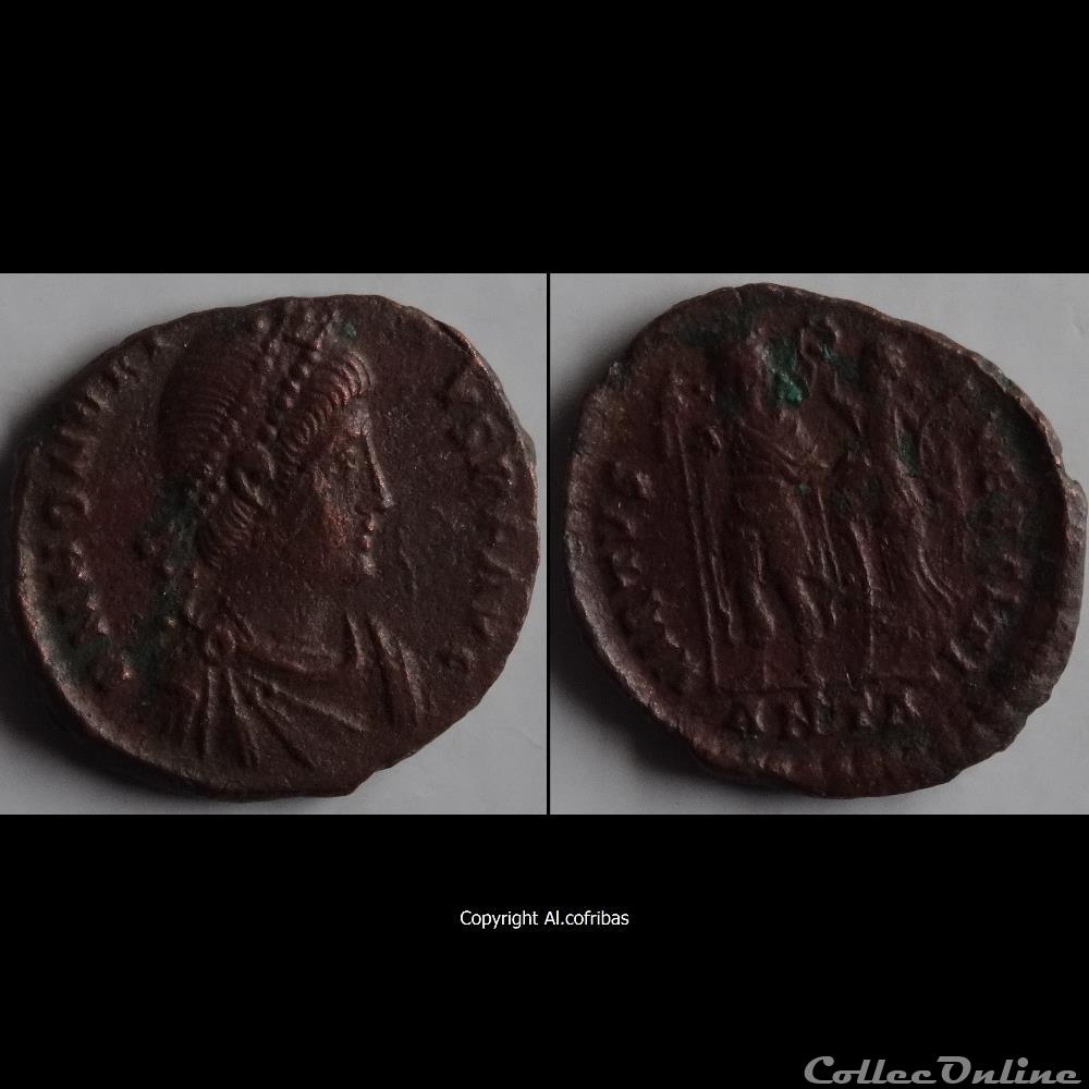 Ae3 Honorius - Antioche RIC. 72 2 monnaie antique romaine ae3 honorius antioche ric 72
