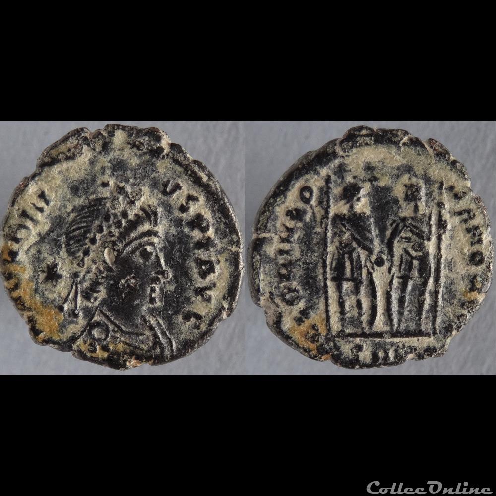 monnaie antique romaine ae3 honorius cyzique ric 414