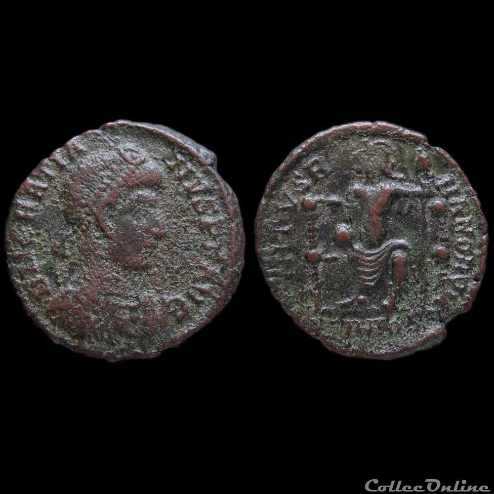 Ae3 Gratien - Aquilée RIC. 35 a 2 3 monnaie antique romaine ae3 gratien aquilee ric 35 a 2