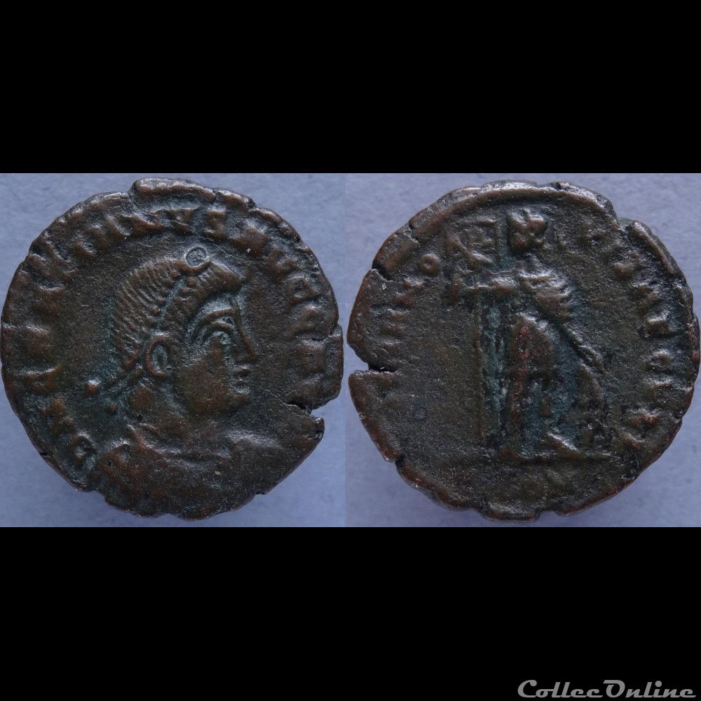 Ae3 Gratien - Arles RIC. 15 2 monnaie antique romaine ae3 gratien arles ric 15