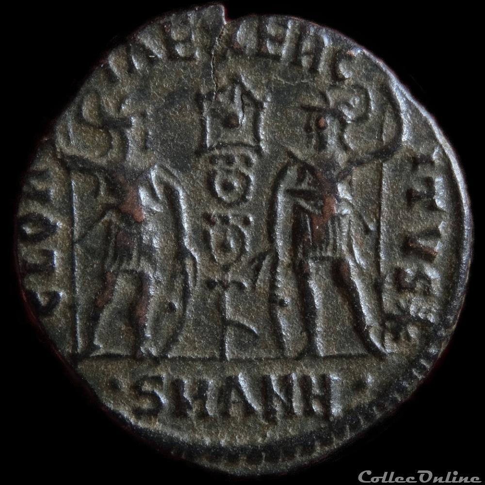 monnaie antique romaine ae4 constantius