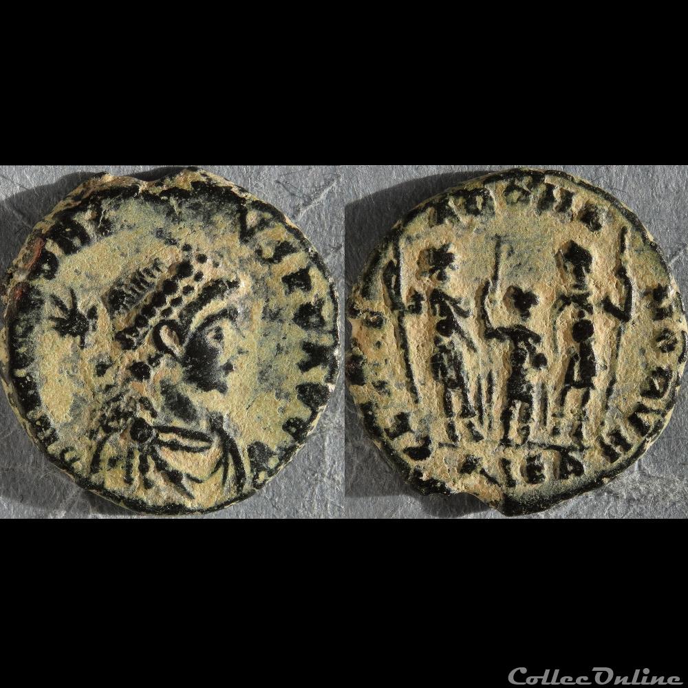Ae4 Honorius - Alexandrie RIC. 157 3 monnaie antique romaine ae4 honorius alexandrie ric 157