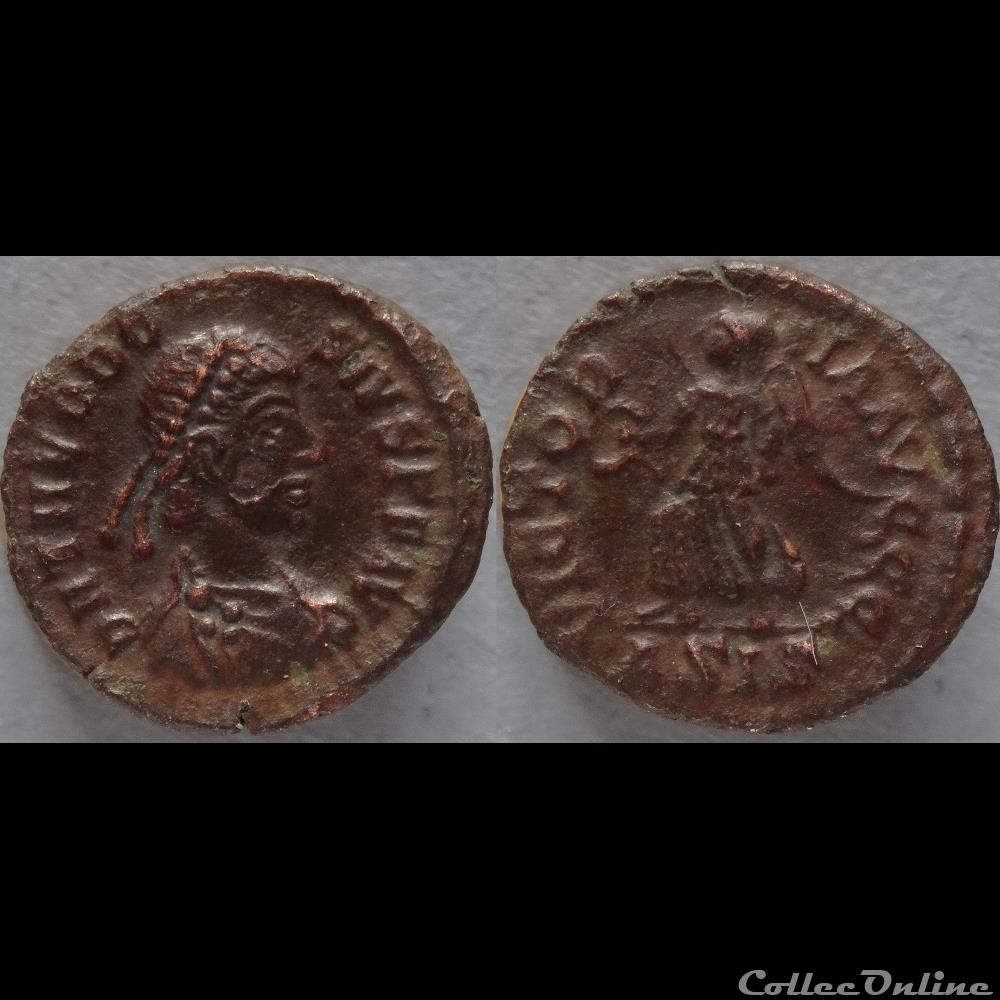 Ae4 Théodose I - Siscia RIC. 39 4 monnaie antique romaine ae4 theodose i siscia ric 39